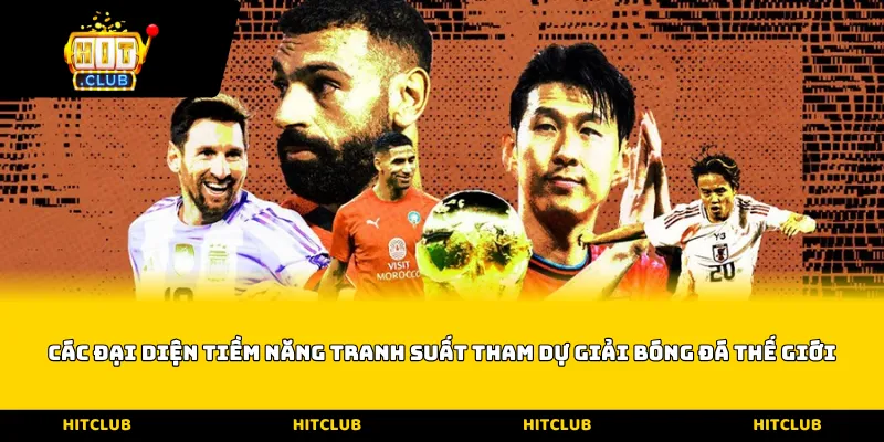 Các đại diện tiềm năng tranh suất tham dự giải bóng đá thế giới