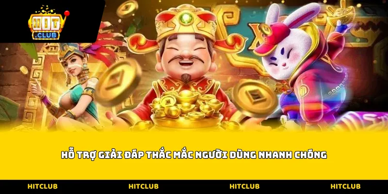 Hỗ trợ giải đáp thắc mắc người dùng nhanh chóng