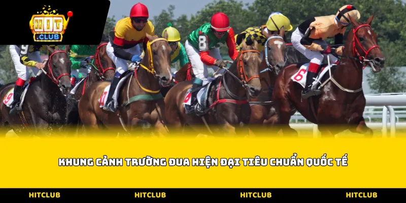 Khung cảnh trường đua hiện đại tiêu chuẩn quốc tế